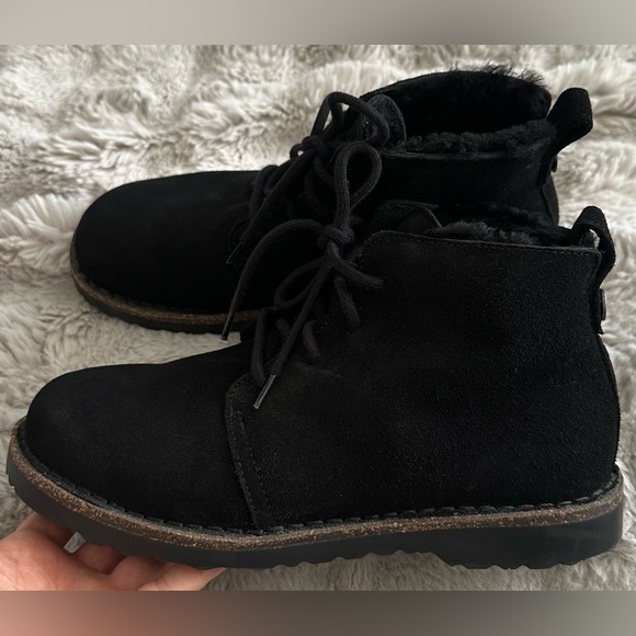 Birkenstock Uppsala Mid Shearling Suede Leather chukka boot size 39 - Picture 2 of 12